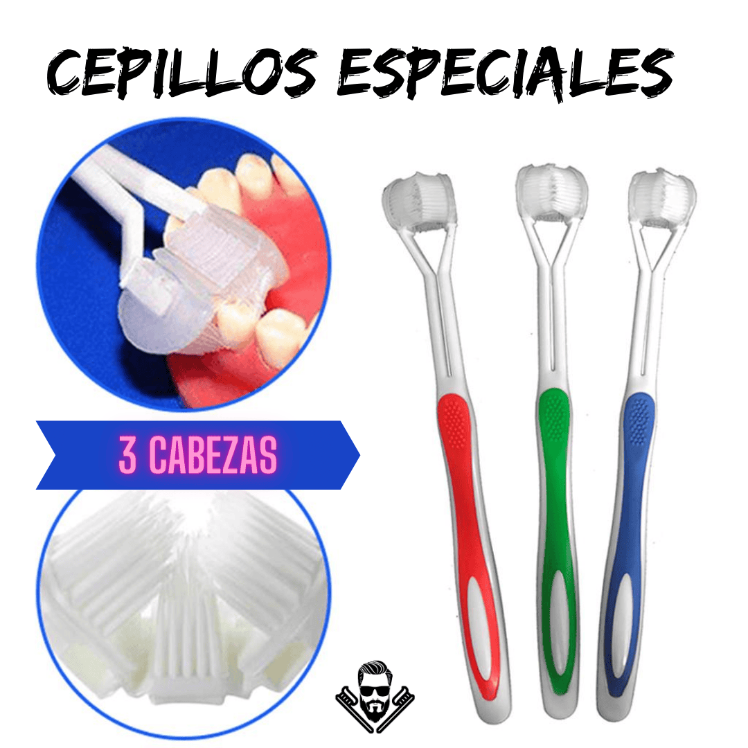 Cepillo especial 3 cabezales TEA