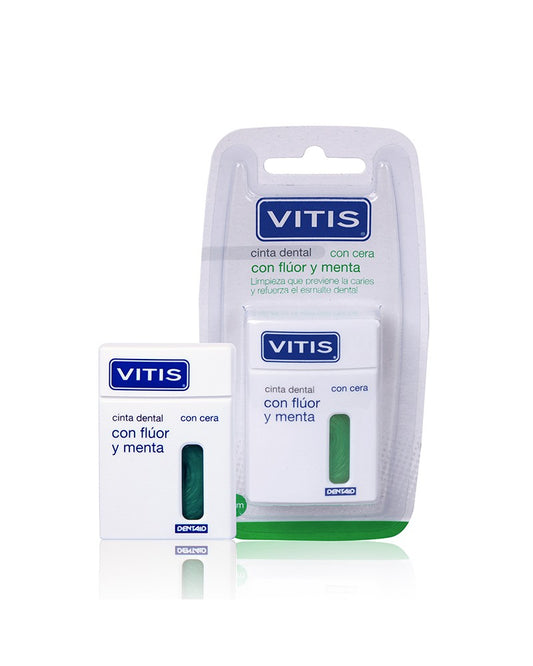 Cinta Dental VITIS con Flúor 50 Mt